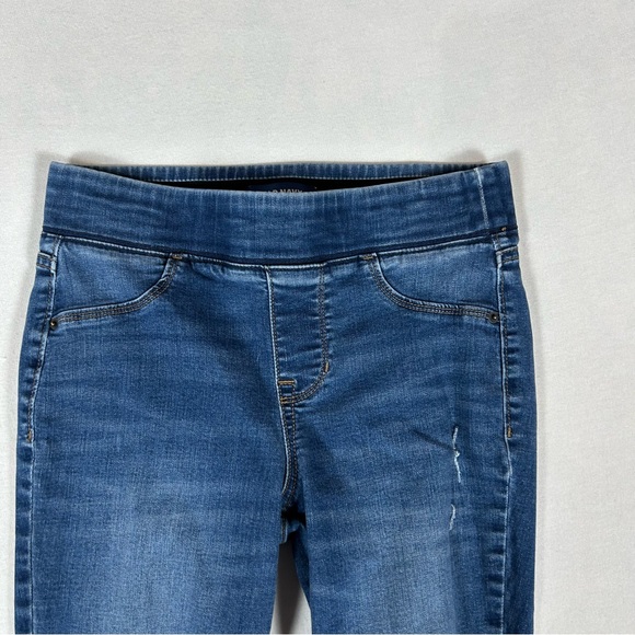 Old Navy Dark Blue Distressed Jeggings - Picture 2 of 11